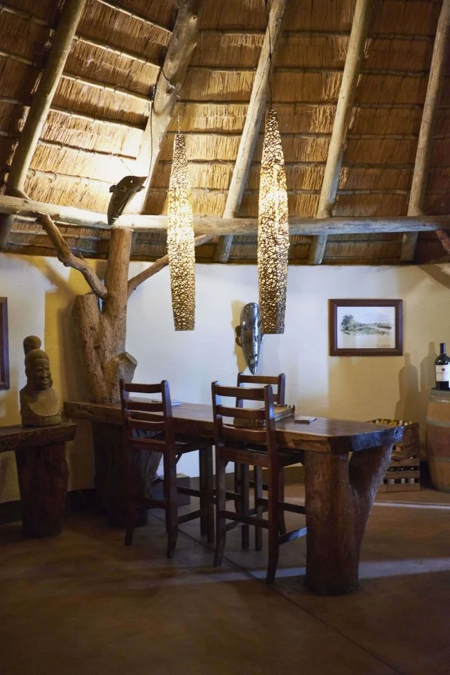 Dining Room with Pendant Lights